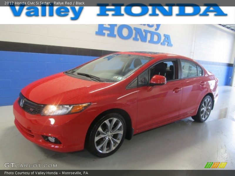 Rallye Red / Black 2012 Honda Civic Si Sedan