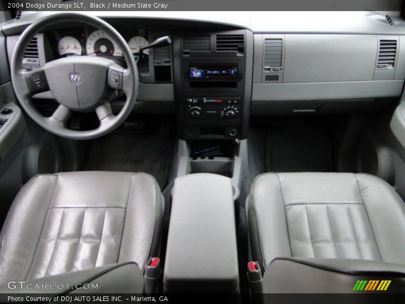 Black / Medium Slate Gray 2004 Dodge Durango SLT
