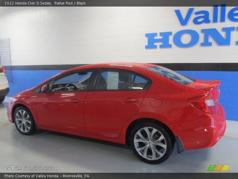 Rallye Red / Black 2012 Honda Civic Si Sedan