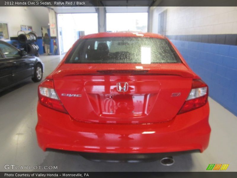 Rallye Red / Black 2012 Honda Civic Si Sedan
