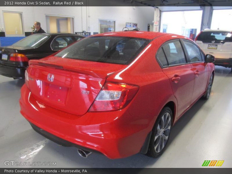 Rallye Red / Black 2012 Honda Civic Si Sedan