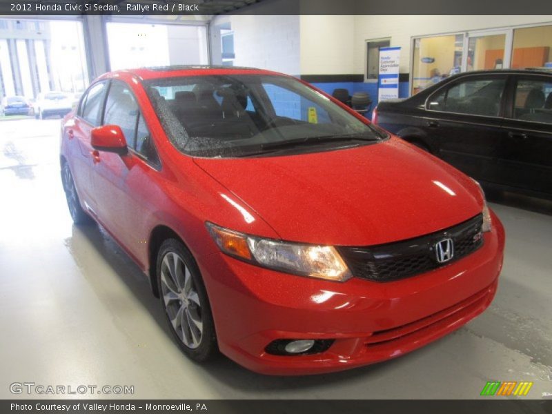 Rallye Red / Black 2012 Honda Civic Si Sedan