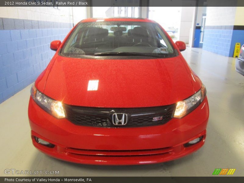 Rallye Red / Black 2012 Honda Civic Si Sedan