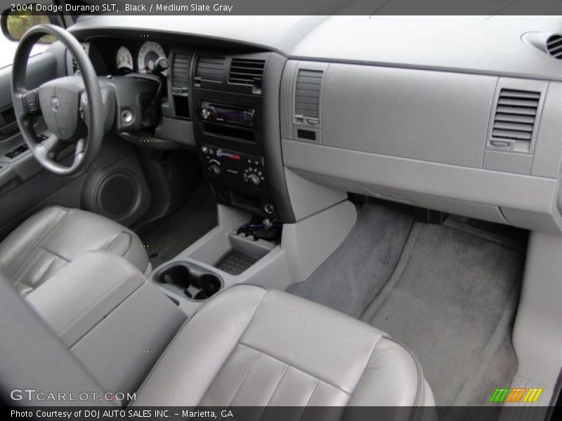 Black / Medium Slate Gray 2004 Dodge Durango SLT
