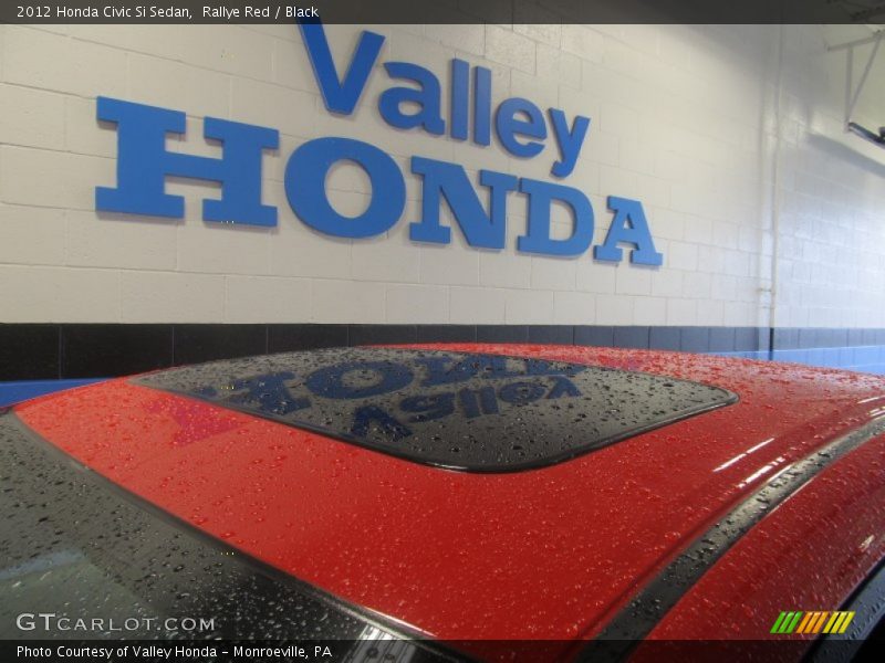Rallye Red / Black 2012 Honda Civic Si Sedan