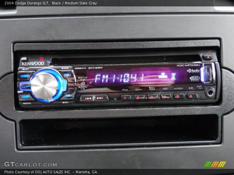 Black / Medium Slate Gray 2004 Dodge Durango SLT