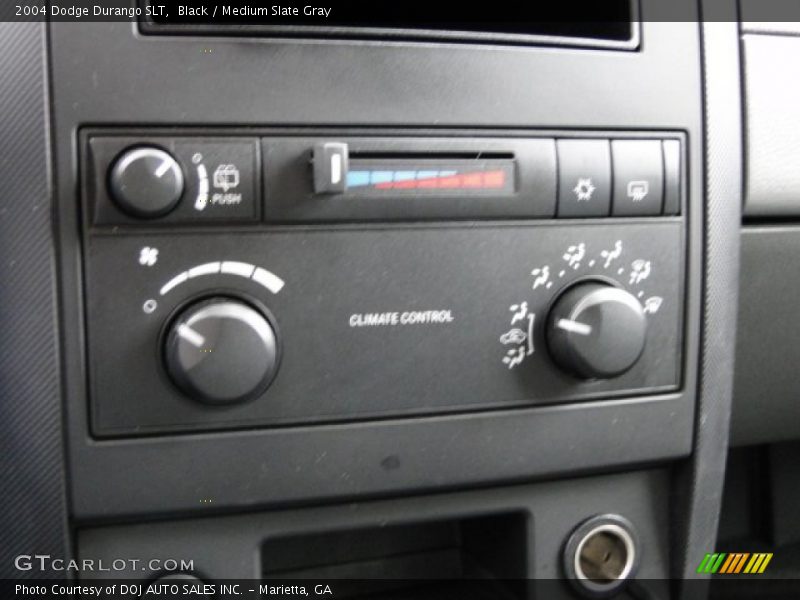 Black / Medium Slate Gray 2004 Dodge Durango SLT