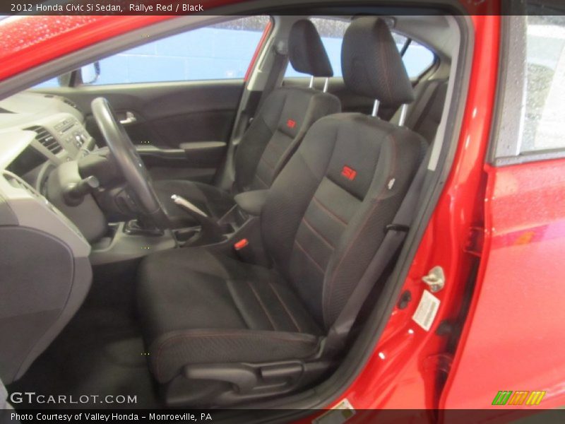 Rallye Red / Black 2012 Honda Civic Si Sedan