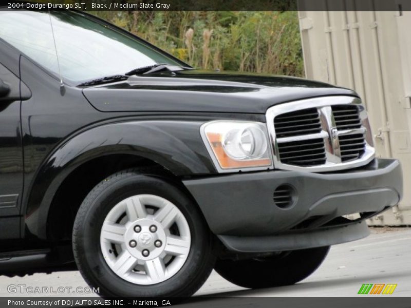 Black / Medium Slate Gray 2004 Dodge Durango SLT