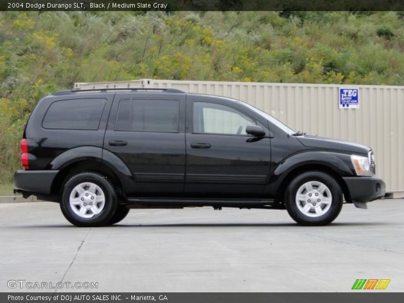 Black / Medium Slate Gray 2004 Dodge Durango SLT