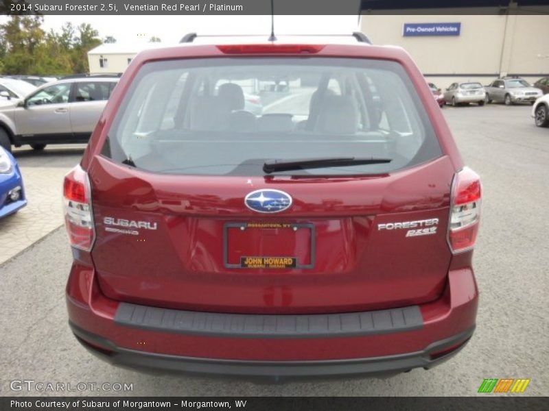 Venetian Red Pearl / Platinum 2014 Subaru Forester 2.5i
