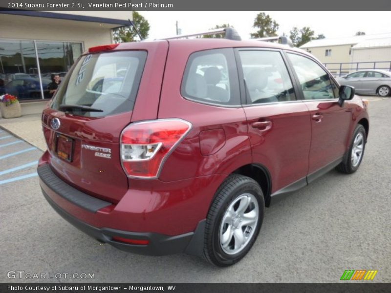 Venetian Red Pearl / Platinum 2014 Subaru Forester 2.5i