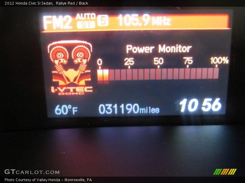 Rallye Red / Black 2012 Honda Civic Si Sedan