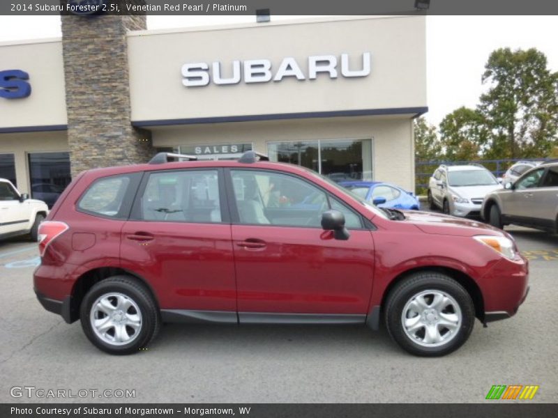 Venetian Red Pearl / Platinum 2014 Subaru Forester 2.5i