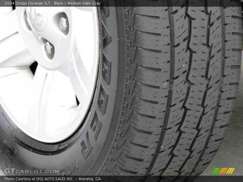 Black / Medium Slate Gray 2004 Dodge Durango SLT