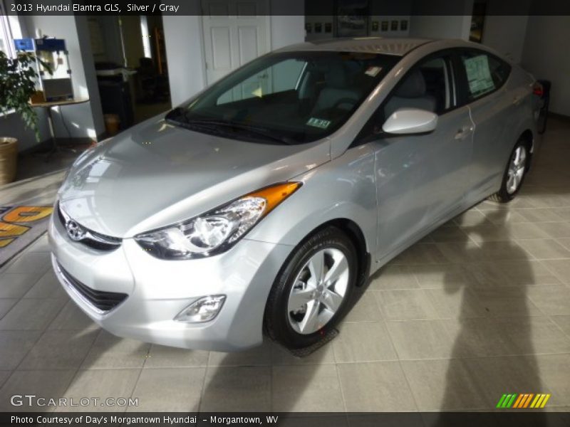 Silver / Gray 2013 Hyundai Elantra GLS