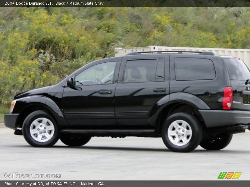 Black / Medium Slate Gray 2004 Dodge Durango SLT