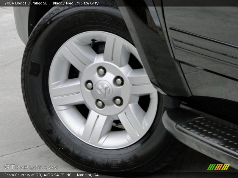 Black / Medium Slate Gray 2004 Dodge Durango SLT