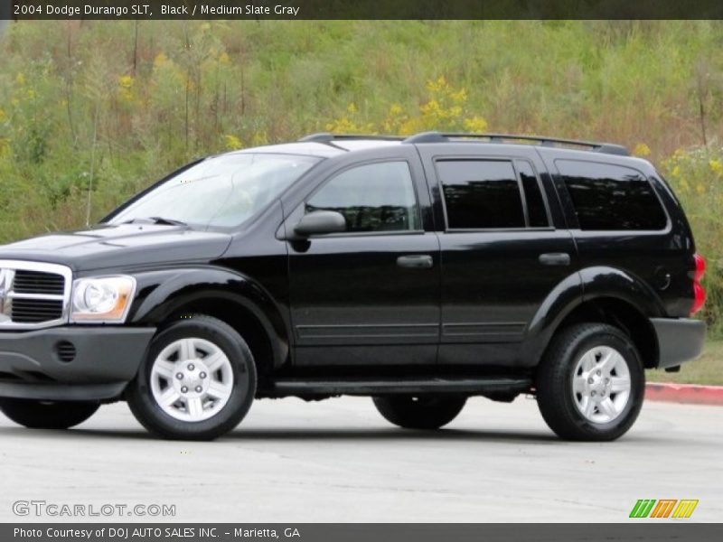 Black / Medium Slate Gray 2004 Dodge Durango SLT