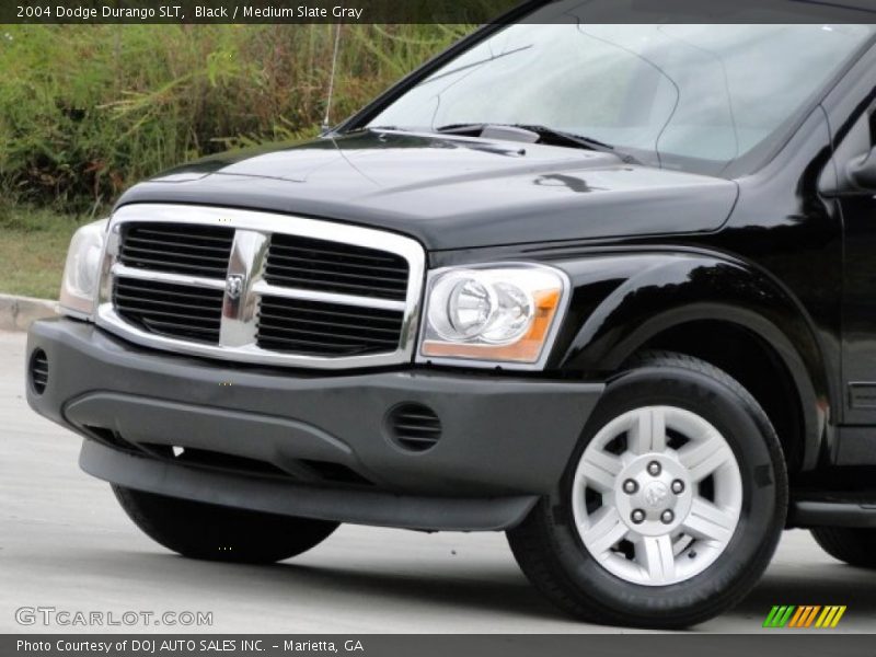Black / Medium Slate Gray 2004 Dodge Durango SLT