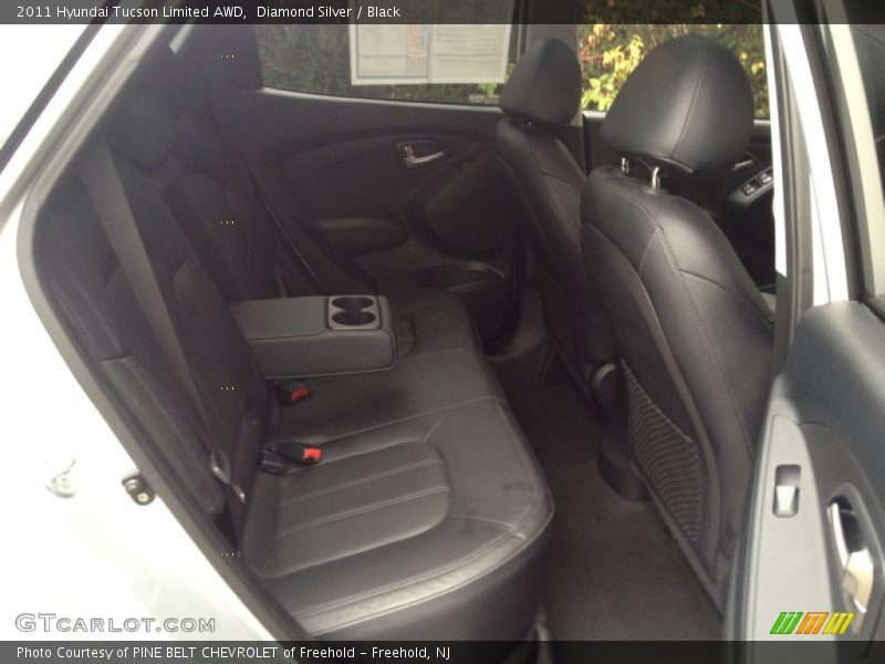Diamond Silver / Black 2011 Hyundai Tucson Limited AWD