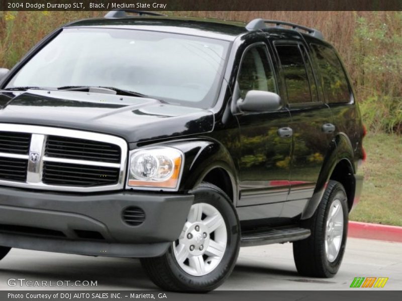 Black / Medium Slate Gray 2004 Dodge Durango SLT