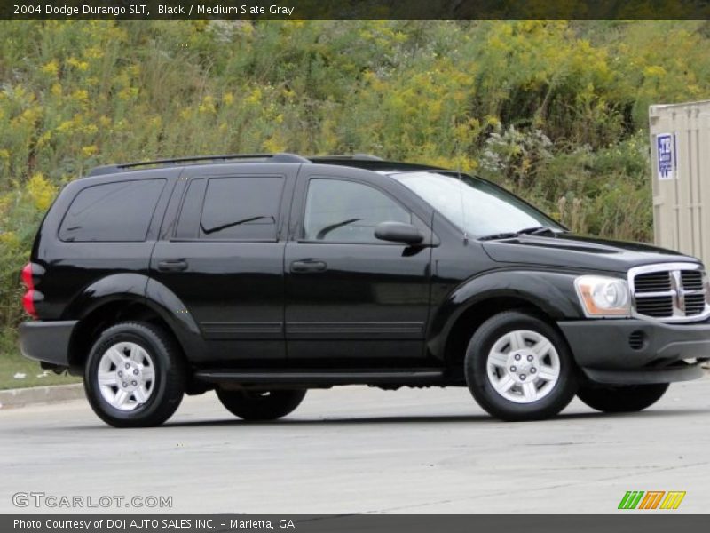 Black / Medium Slate Gray 2004 Dodge Durango SLT