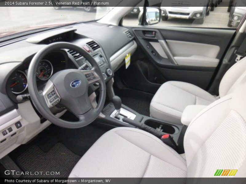 Venetian Red Pearl / Platinum 2014 Subaru Forester 2.5i