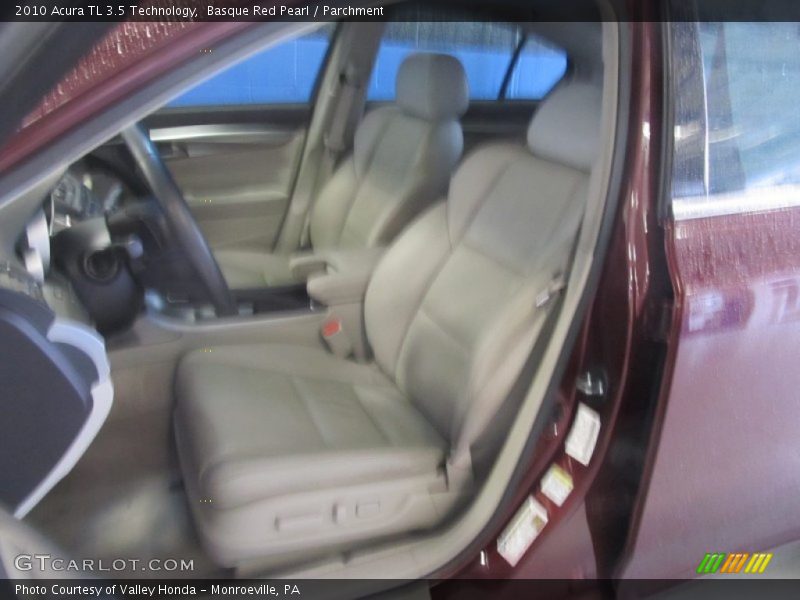 Basque Red Pearl / Parchment 2010 Acura TL 3.5 Technology