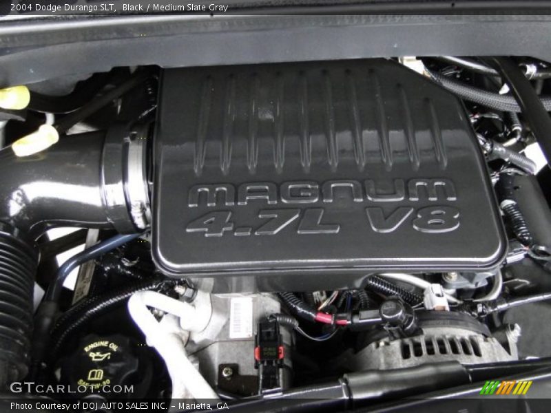 Black / Medium Slate Gray 2004 Dodge Durango SLT