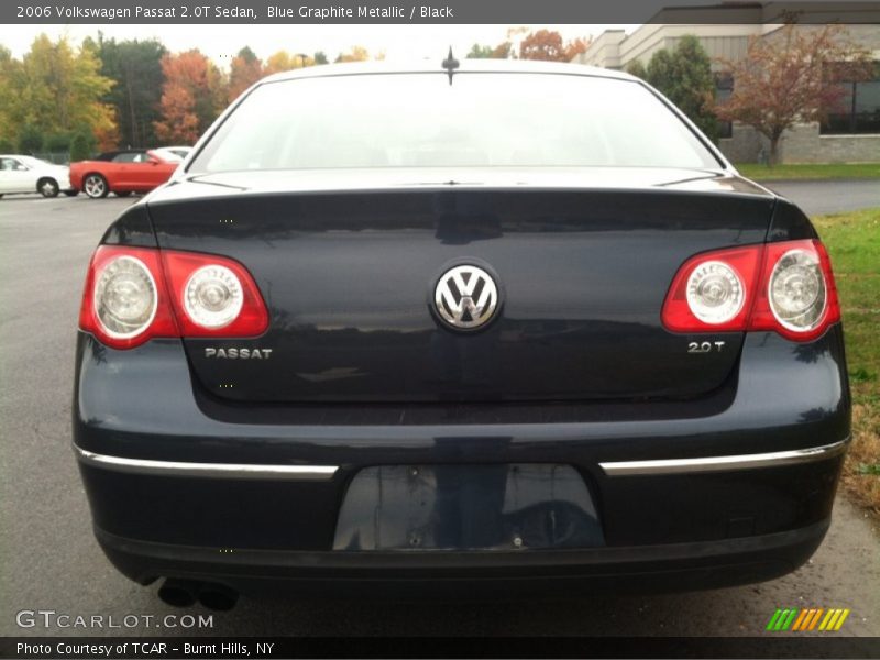 Blue Graphite Metallic / Black 2006 Volkswagen Passat 2.0T Sedan