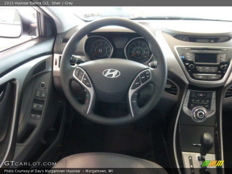 Silver / Gray 2013 Hyundai Elantra GLS