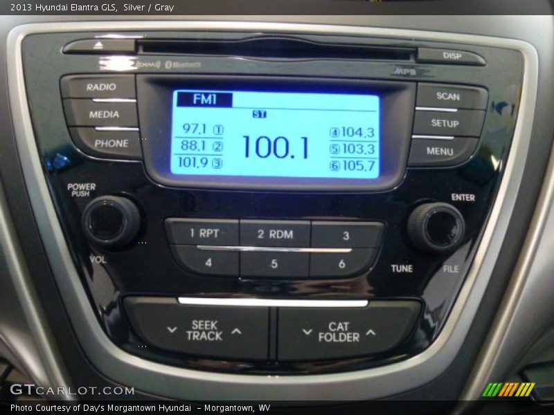 Silver / Gray 2013 Hyundai Elantra GLS