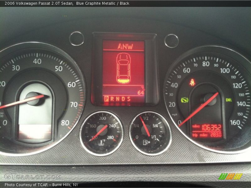 Blue Graphite Metallic / Black 2006 Volkswagen Passat 2.0T Sedan