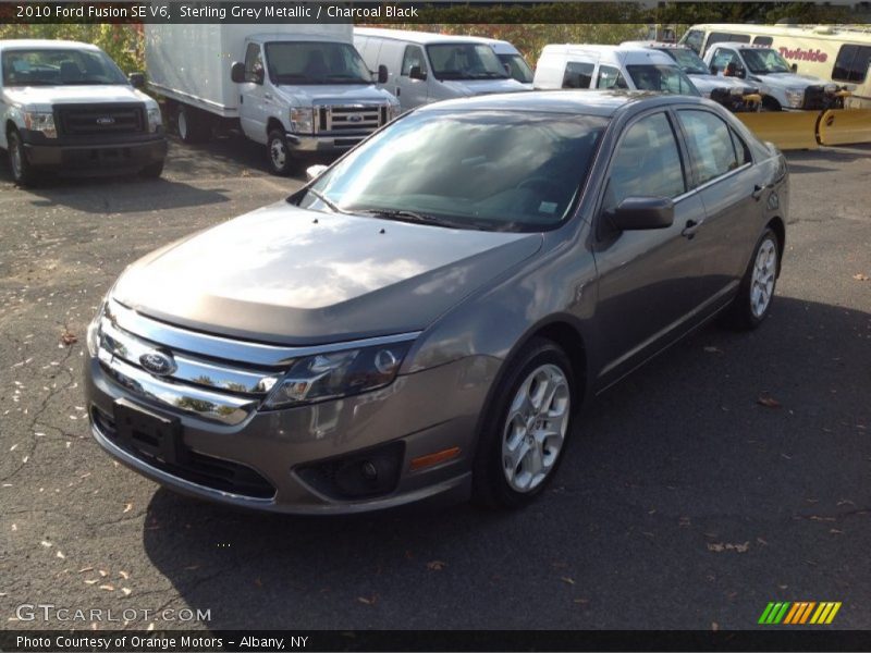 Sterling Grey Metallic / Charcoal Black 2010 Ford Fusion SE V6