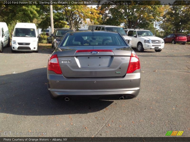 Sterling Grey Metallic / Charcoal Black 2010 Ford Fusion SE V6