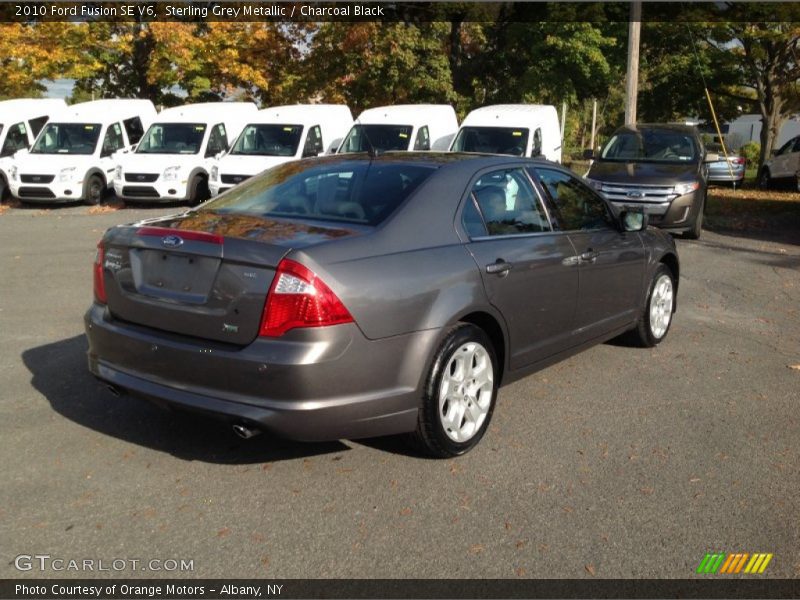 Sterling Grey Metallic / Charcoal Black 2010 Ford Fusion SE V6