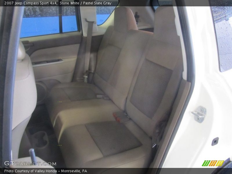Stone White / Pastel Slate Gray 2007 Jeep Compass Sport 4x4