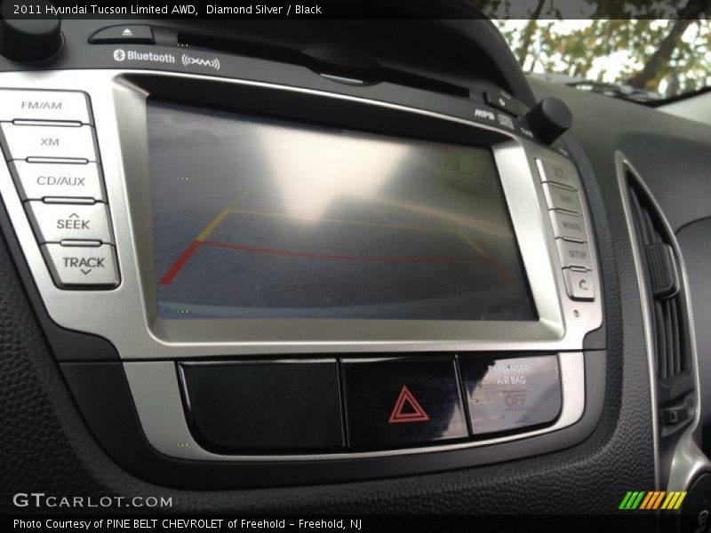 Diamond Silver / Black 2011 Hyundai Tucson Limited AWD