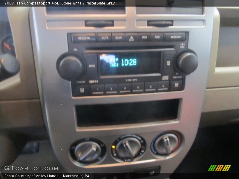 Stone White / Pastel Slate Gray 2007 Jeep Compass Sport 4x4