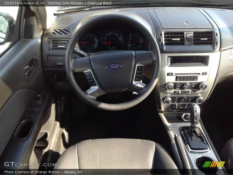 Sterling Grey Metallic / Charcoal Black 2010 Ford Fusion SE V6