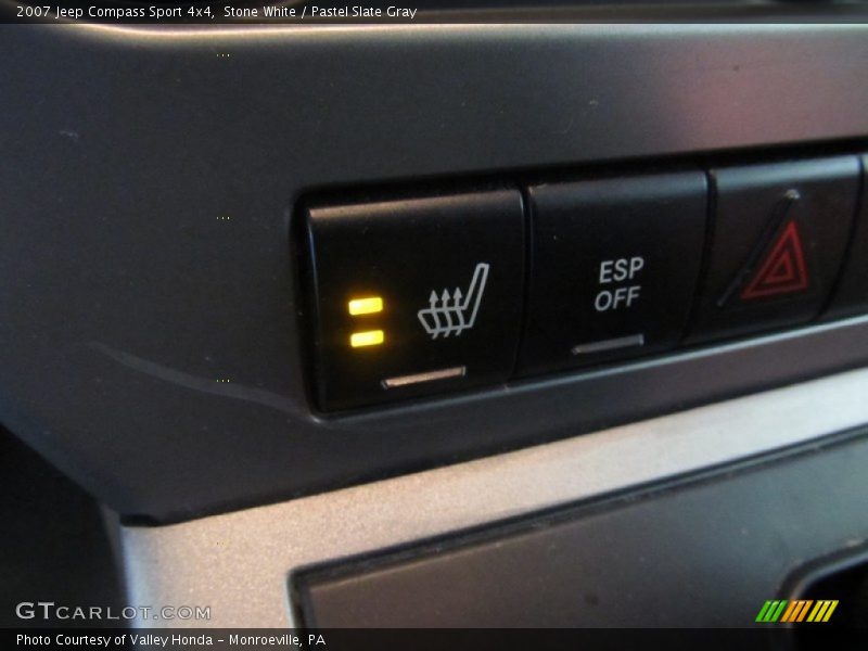 Stone White / Pastel Slate Gray 2007 Jeep Compass Sport 4x4