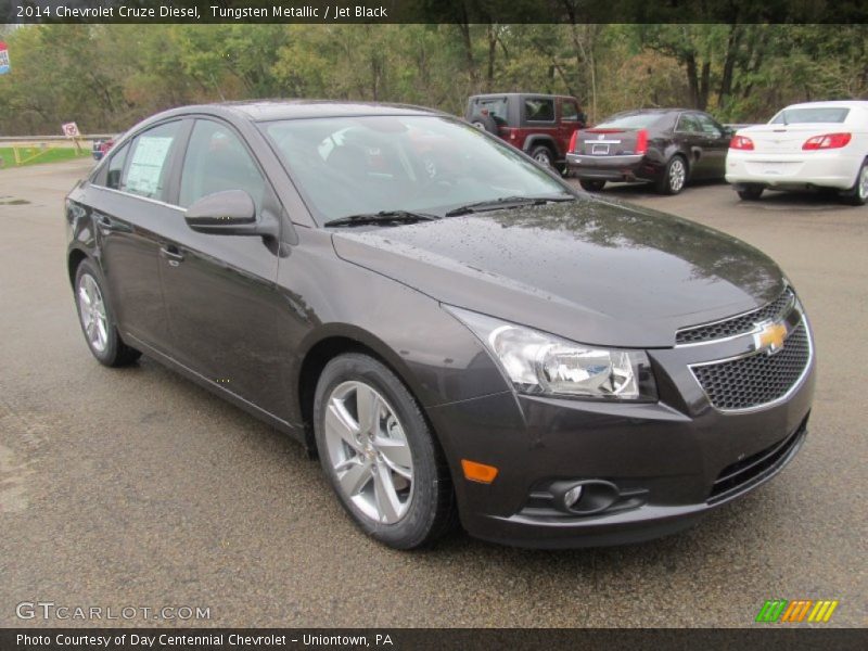 Tungsten Metallic / Jet Black 2014 Chevrolet Cruze Diesel