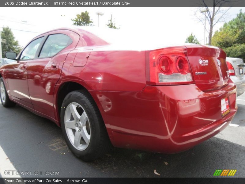 Inferno Red Crystal Pearl / Dark Slate Gray 2009 Dodge Charger SXT