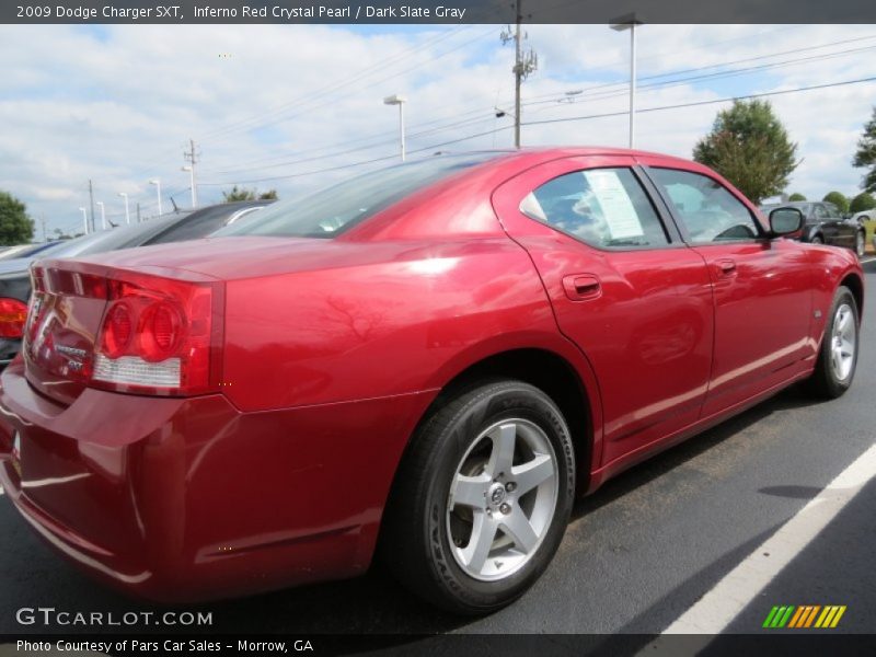 Inferno Red Crystal Pearl / Dark Slate Gray 2009 Dodge Charger SXT