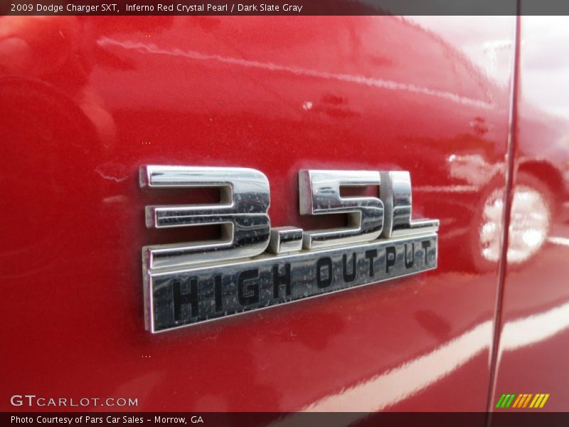 Inferno Red Crystal Pearl / Dark Slate Gray 2009 Dodge Charger SXT