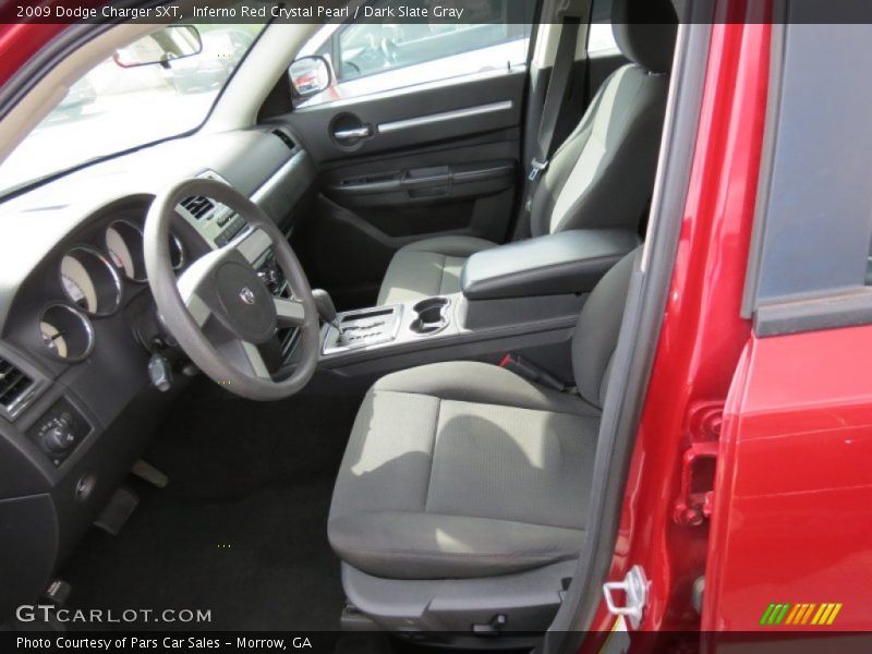 Inferno Red Crystal Pearl / Dark Slate Gray 2009 Dodge Charger SXT