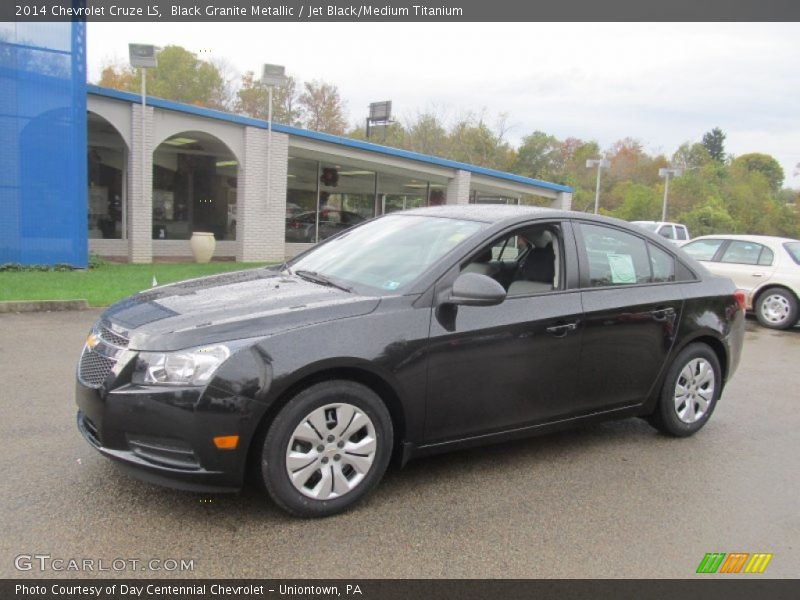 Black Granite Metallic / Jet Black/Medium Titanium 2014 Chevrolet Cruze LS