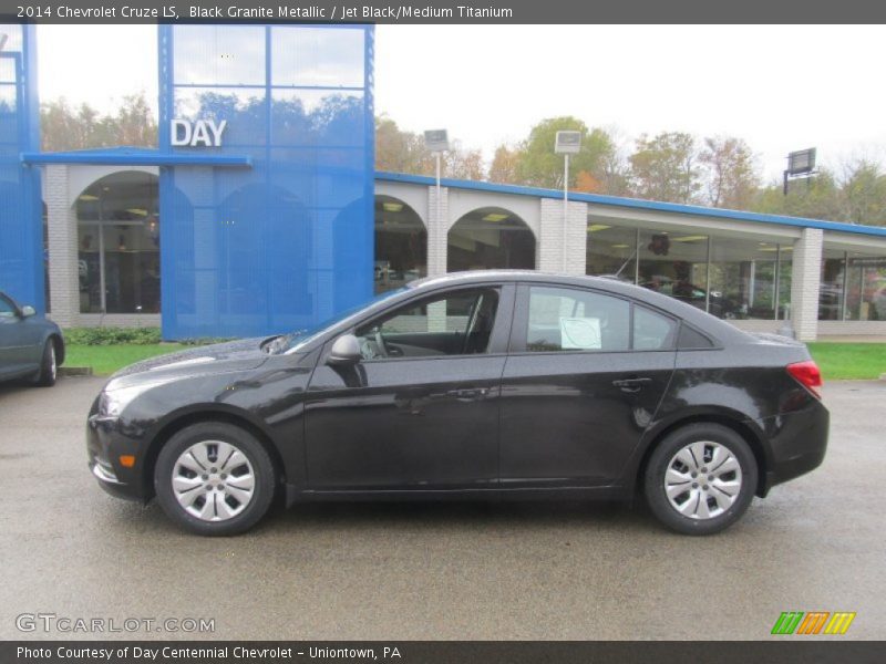 Black Granite Metallic / Jet Black/Medium Titanium 2014 Chevrolet Cruze LS