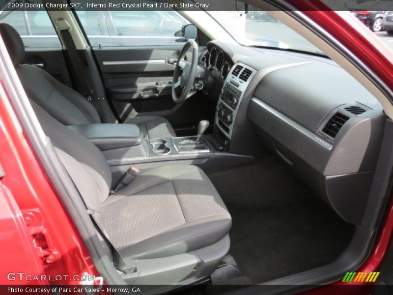 Inferno Red Crystal Pearl / Dark Slate Gray 2009 Dodge Charger SXT